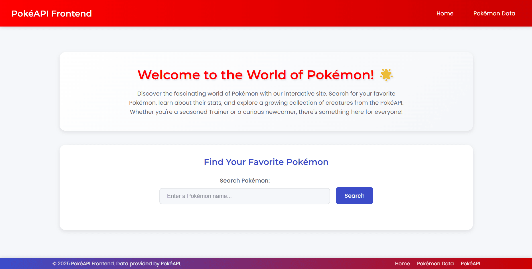 Pokémon Explorer